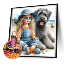 Load image into Gallery viewer, Diamond Painting - Full Round - Cute pet child (30*30CM)