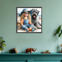 Load image into Gallery viewer, Diamond Painting - Full Round - Cute pet child (30*30CM)