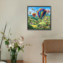 Load image into Gallery viewer, Diamond Painting - Full Round - Hot air balloon (30*30CM)