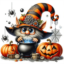 Load image into Gallery viewer, AB Diamond Painting - Full Square - Halloween gnome (30*30CM)