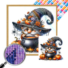 Load image into Gallery viewer, AB Diamond Painting - Full Square - Halloween gnome (30*30CM)