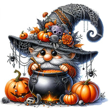 Load image into Gallery viewer, AB Diamond Painting - Full Square - Halloween gnome (30*30CM)
