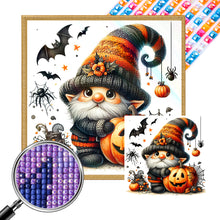 Load image into Gallery viewer, AB Diamond Painting - Full Square - Halloween gnome (30*30CM)