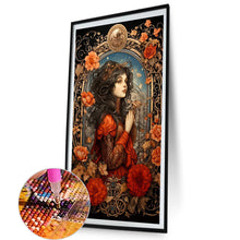 Load image into Gallery viewer, AB Diamond Painting - Full Square - Flower woman (40*70CM)