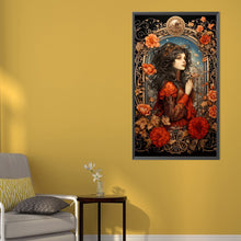 Load image into Gallery viewer, AB Diamond Painting - Full Square - Flower woman (40*70CM)
