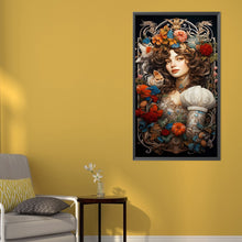 Load image into Gallery viewer, AB Diamond Painting - Full Square - Flower woman (40*70CM)