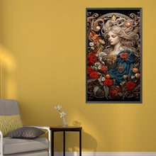 Load image into Gallery viewer, AB Diamond Painting - Full Square - Flower woman (40*70CM)