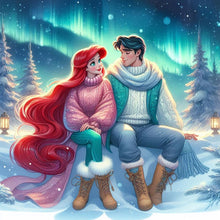 Load image into Gallery viewer, Diamond Painting - Full Round - Mermaid princess Ariel (40*40CM)