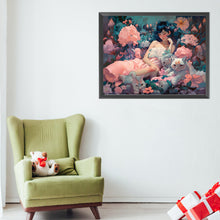 Load image into Gallery viewer, AB Diamond Painting - Full Square - Flower woman (50*40CM)