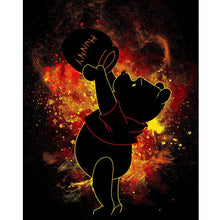 Load image into Gallery viewer, Diamond Painting - Full Round - Silhouette Winnie the Pooh (40*50CM)