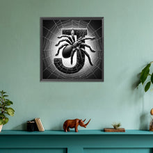 Load image into Gallery viewer, Diamond Painting - Full Round - Spider letter J (30*30CM)