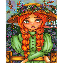 Load image into Gallery viewer, AB Diamond Painting - Full Round - Straw hat girl (40*50CM)