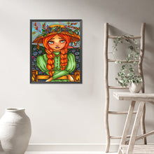 Load image into Gallery viewer, AB Diamond Painting - Full Round - Straw hat girl (40*50CM)