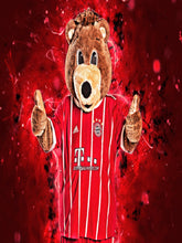 Load image into Gallery viewer, Diamond Painting - Full Round - Bayern mascot Bernie Bear (40*30CM)