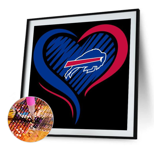Diamond Painting - Full Round - Buffalo Bills (40*40CM)