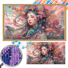 Load image into Gallery viewer, AB Diamond Painting - Full Square - Autumn flower fairy (70*40CM)