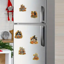 Load image into Gallery viewer, 6Pcs Acrylic Special Shape Halloween DIY Diamond Painting Fridge Magnet
