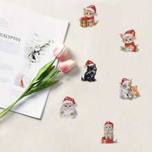 Load image into Gallery viewer, 6Pcs Acrylic Special Shape Garden Gnome Diamond Painting Fridge Magnet