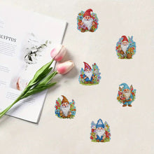 Load image into Gallery viewer, 6Pcs Acrylic Special Shape Christmas DIY Diamond Painting Fridge Magnet