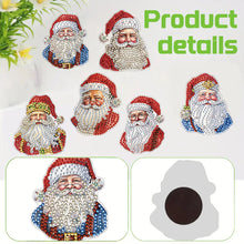 Load image into Gallery viewer, 6Pcs Acrylic Special Shape Santa Claus DIY Diamond Painting Fridge Magnet