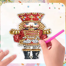 Load image into Gallery viewer, 6Pcs Acrylic Special Shape Nutcracker DIY Diamond Painting Fridge Magnet