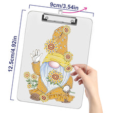 Load image into Gallery viewer, Acrylic Gnome 5D DIY Diamond Painting File Folder Clipboard Office Stationary