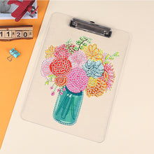 Load image into Gallery viewer, Acrylic Vase 5D DIY Diamond Painting File Folder Clipboard Office Stationary