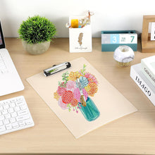 Load image into Gallery viewer, Acrylic Vase 5D DIY Diamond Painting File Folder Clipboard Office Stationary