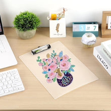 Load image into Gallery viewer, Acrylic Vase 5D DIY Diamond Painting File Folder Clipboard Office Stationary