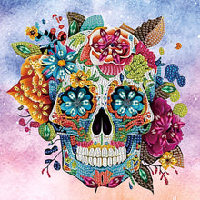 Load image into Gallery viewer, Diamond Painting - Partial Special Shaped - Skull (30*30CM)