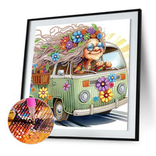 Load image into Gallery viewer, Diamond Painting - Partial Special Shaped - Lovely old man (30*30CM)