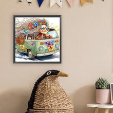 Load image into Gallery viewer, Diamond Painting - Partial Special Shaped - Lovely old man (30*30CM)