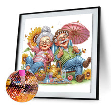 Load image into Gallery viewer, Diamond Painting - Partial Special Shaped - Lovely old man (30*30CM)