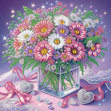 Load image into Gallery viewer, Diamond Painting - Partial Special Shaped - Bouquet of flowers in vase (30*30CM)