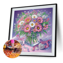 Load image into Gallery viewer, Diamond Painting - Partial Special Shaped - Bouquet of flowers in vase (30*30CM)