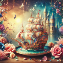 Load image into Gallery viewer, Diamond Painting - Full Round - Dream sailboat (30*30CM)