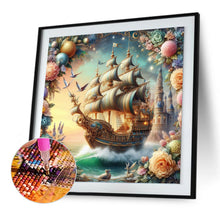 Load image into Gallery viewer, Diamond Painting - Full Round - Dream sailboat (30*30CM)