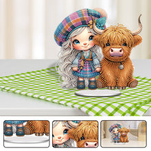 Load image into Gallery viewer, Acrylic Cartoon Desktop Diamond Art Kits 5D DIY Diamond Art Tabletop Decorations