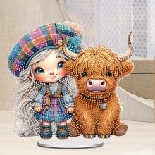 Load image into Gallery viewer, Acrylic Cartoon Desktop Diamond Art Kits 5D DIY Diamond Art Tabletop Decorations