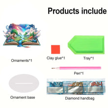 Load image into Gallery viewer, Acrylic Cartoon Desktop Diamond Art Kits 5D DIY Diamond Art Tabletop Decorations