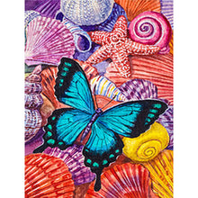 Load image into Gallery viewer, 6pcs Round Diamond Painting Set - Dream butterfly (30*40CM)