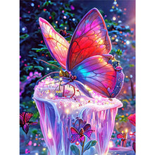 Load image into Gallery viewer, 6pcs Round Diamond Painting Set - Dream butterfly (30*40CM)