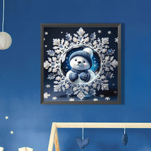 Load image into Gallery viewer, AB Diamond Painting - Full Round - Winter snowflake snowman (45*45CM)