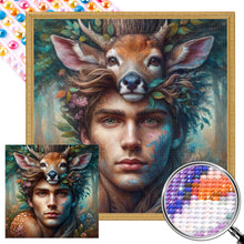 Load image into Gallery viewer, AB Diamond Painting - Full Round - Deer man (45*45CM)