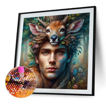 Load image into Gallery viewer, AB Diamond Painting - Full Round - Deer man (45*45CM)
