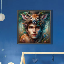 Load image into Gallery viewer, AB Diamond Painting - Full Round - Deer man (45*45CM)
