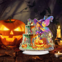 Load image into Gallery viewer, Acrylic Special Shaped Halloween Diamond Painting Desktop Decorations for Adults