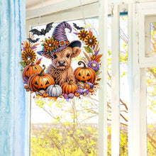 Load image into Gallery viewer, Acrylic Special Shaped Pumpkin Animal 5D DIY Diamond Art Hanging Decorations