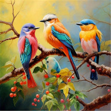 Load image into Gallery viewer, Diamond Painting - Full Square - Three birds (40*30CM)