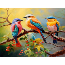 Load image into Gallery viewer, Diamond Painting - Full Square - Three birds (40*30CM)